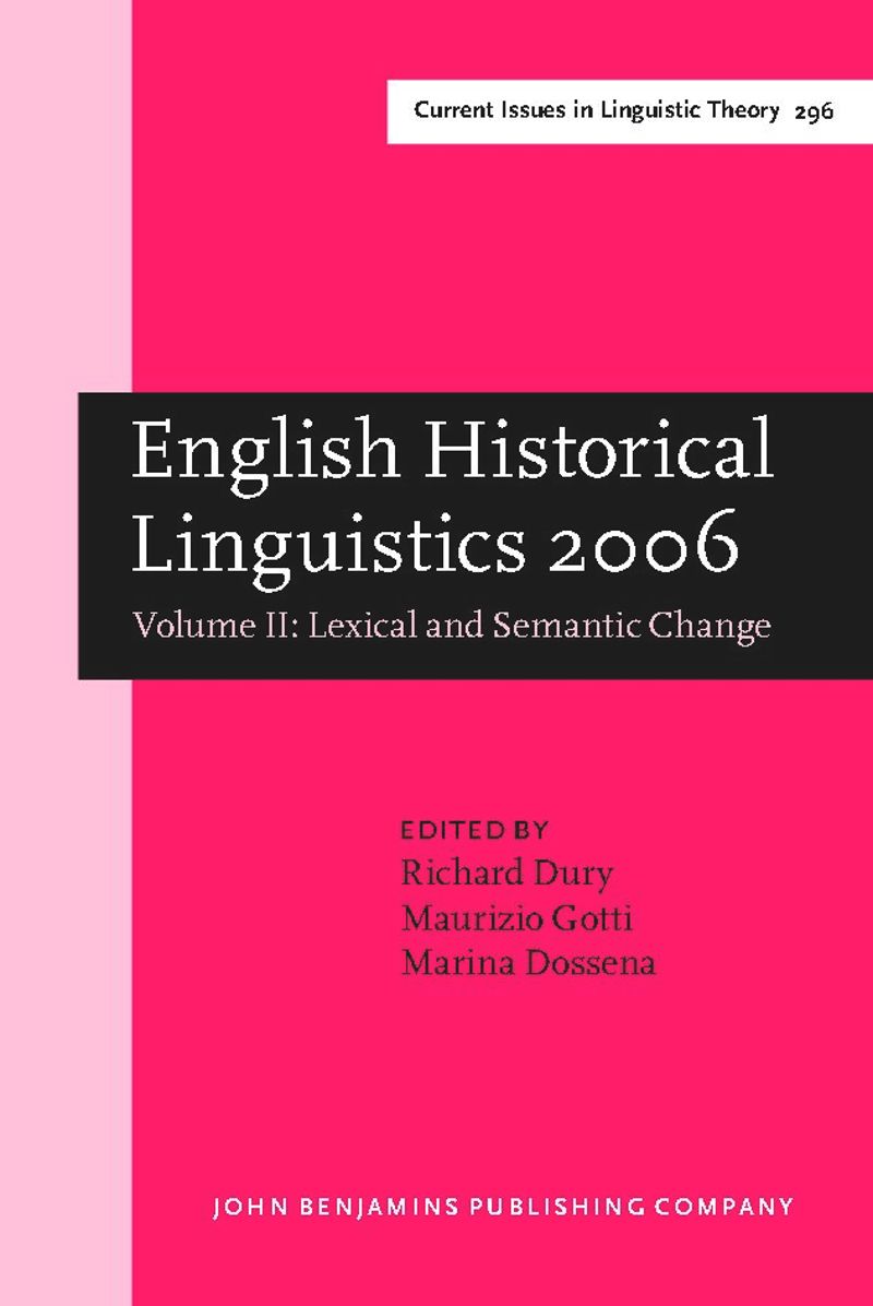 book: English Historical Linguistics 2006