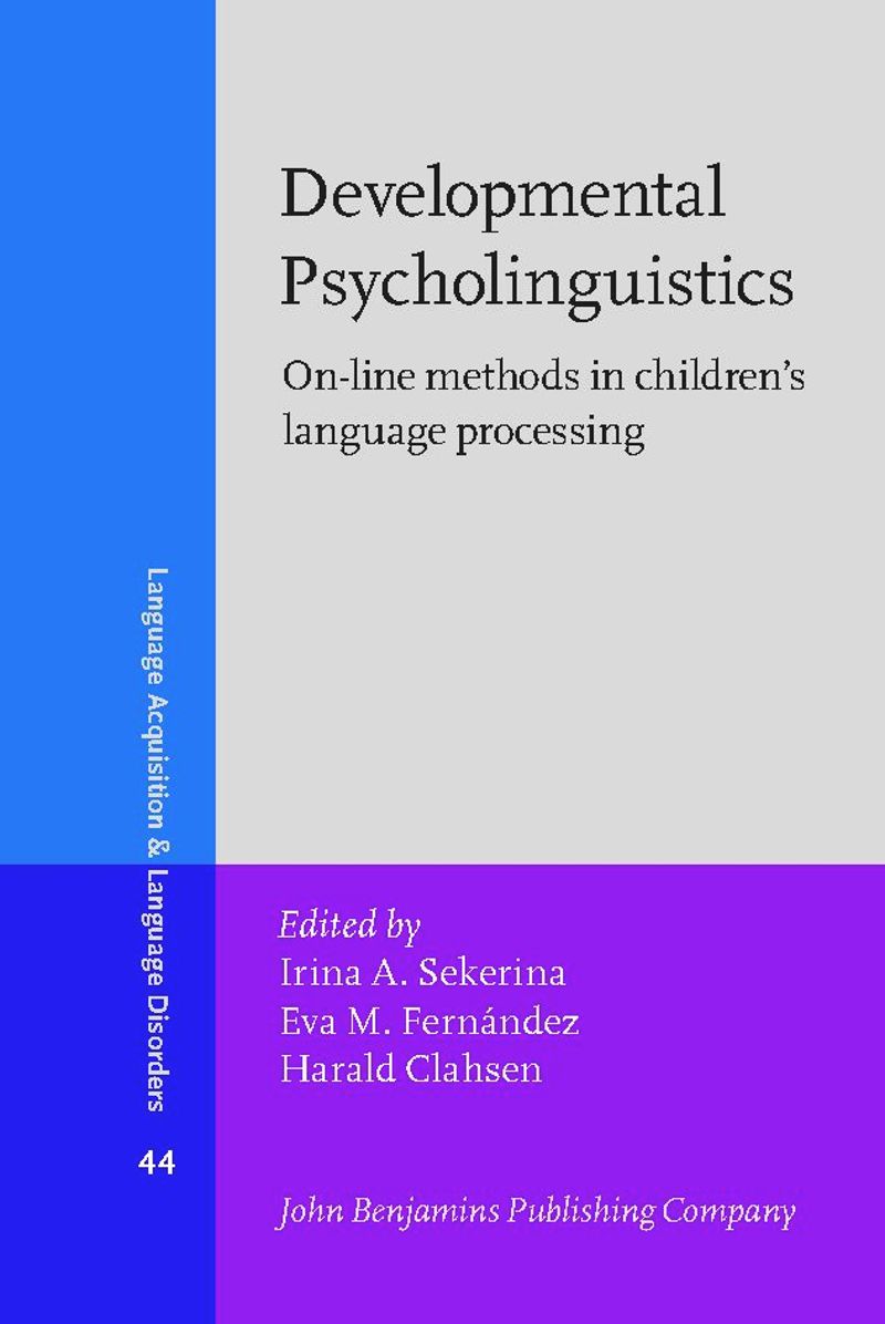 book: Developmental Psycholinguistics
