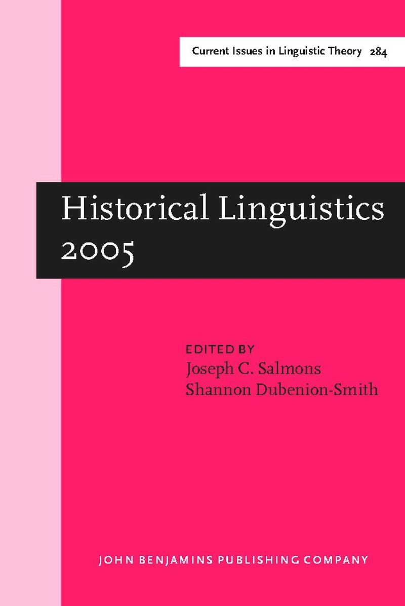 book: Historical Linguistics 2005