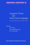 book: Linguistic Theory and South Asian Languages