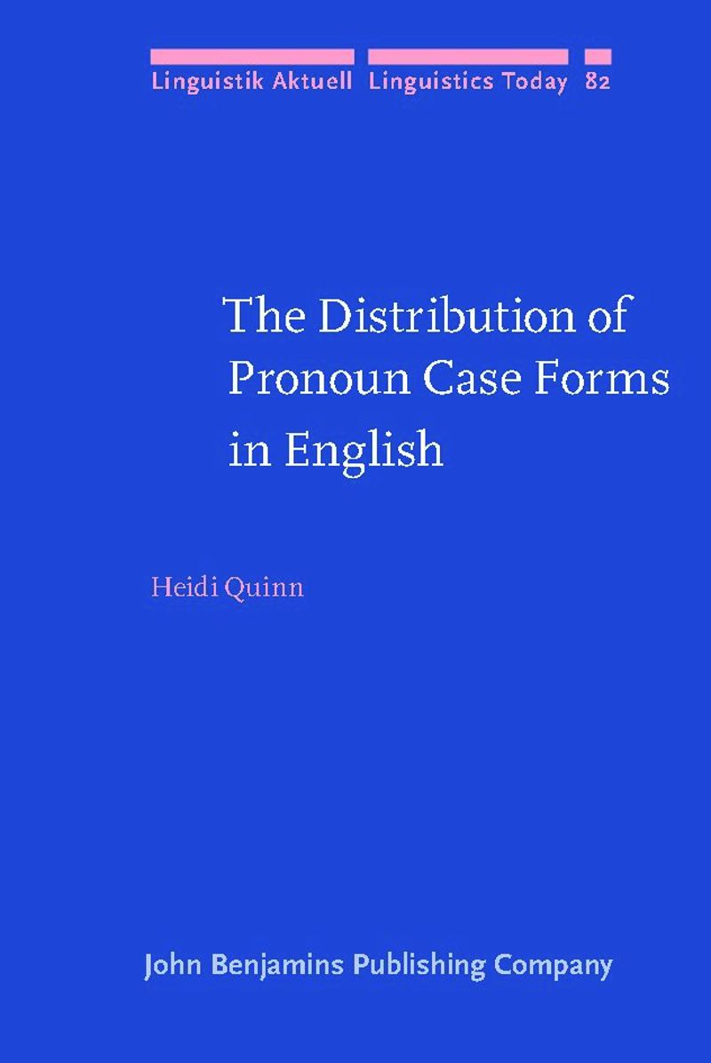book: The Distribution of Pronoun Case Forms in English