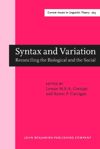 book: Syntax and Variation
