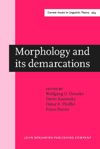 book: Morphology and its demarcations