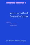 book: Advances in Greek Generative Syntax