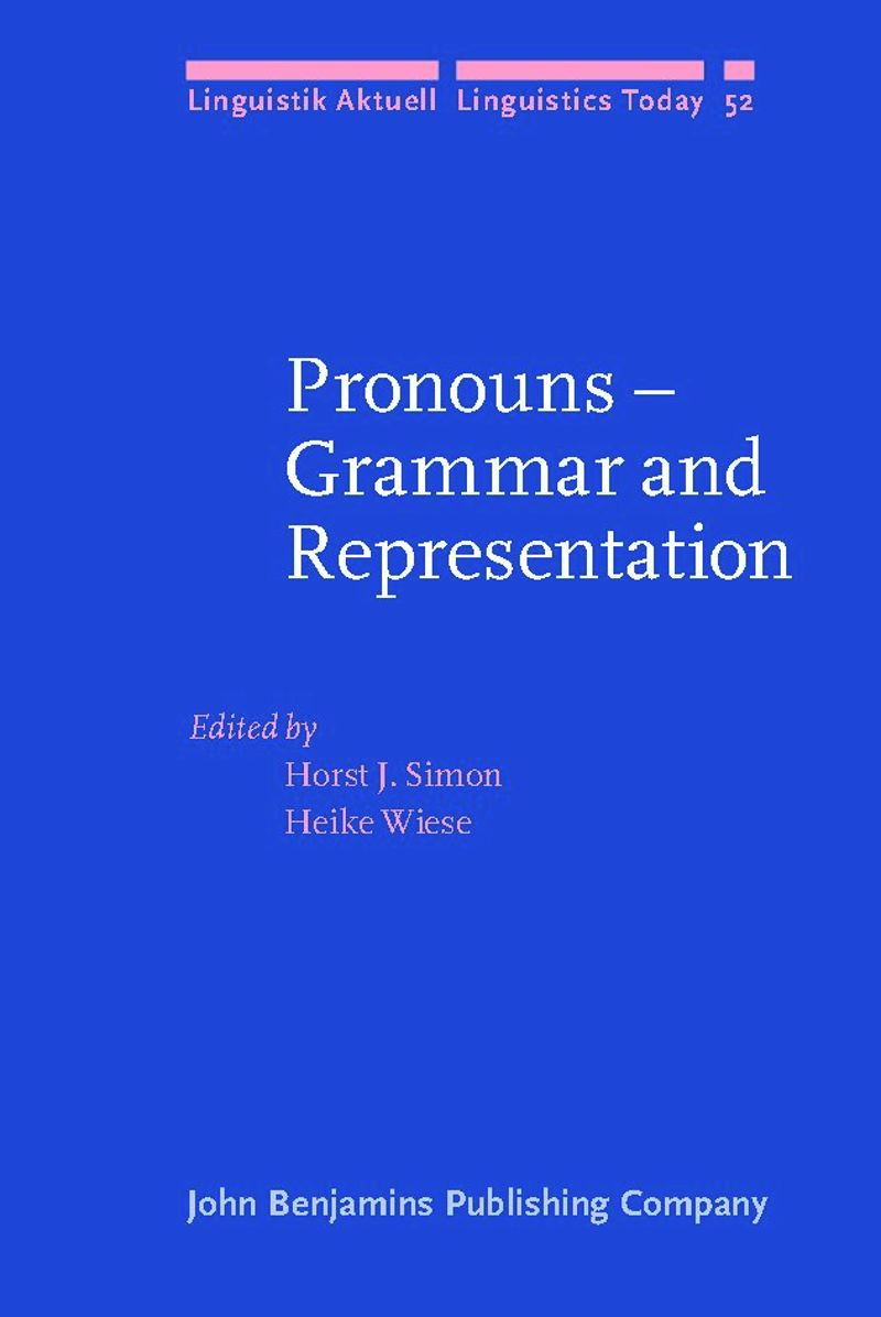book: Pronouns – Grammar and Representation