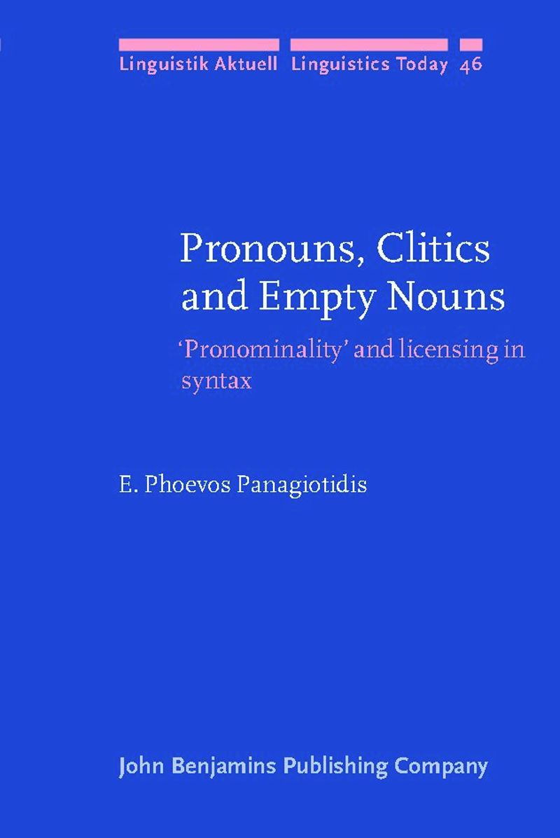 book: Pronouns, Clitics and Empty Nouns