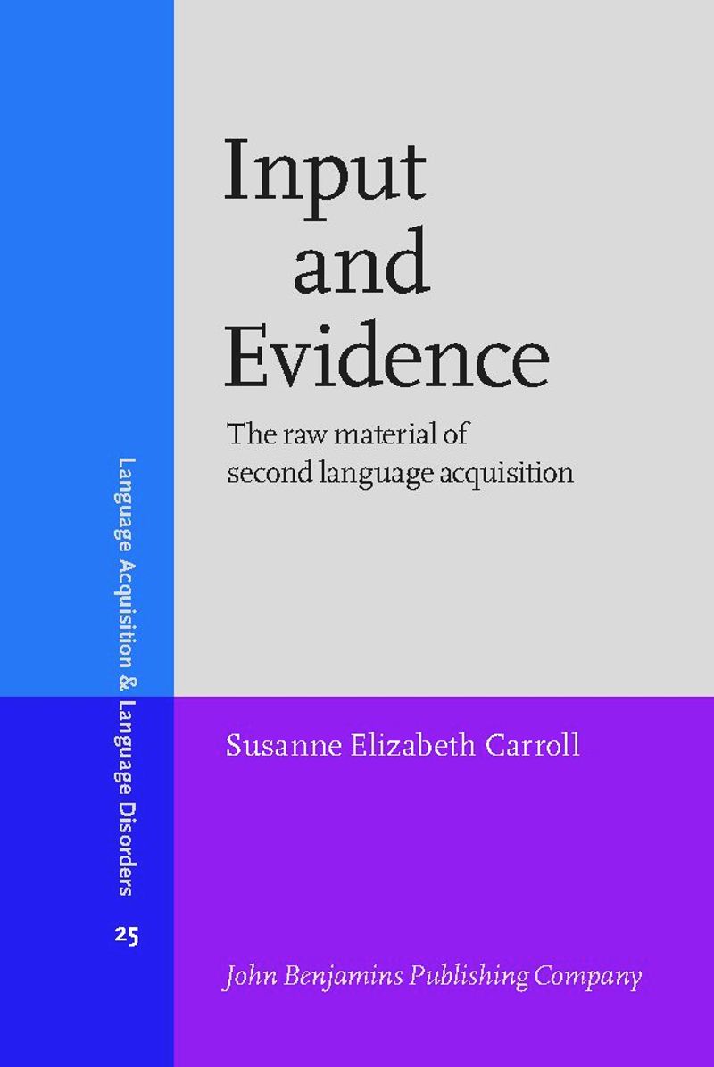 book: Input and Evidence