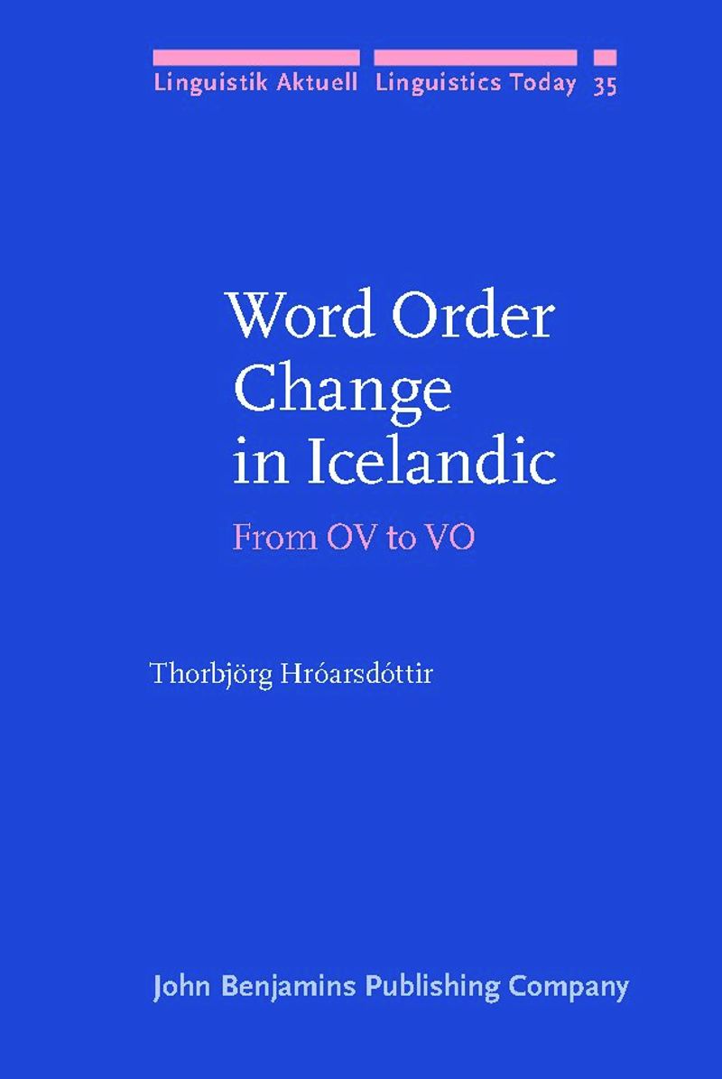 book: Word Order Change in Icelandic