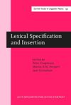 book: Lexical Specification and Insertion