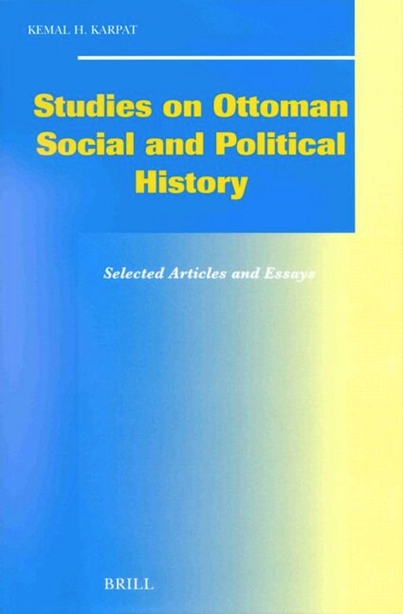 book: Studies on Ottoman Social and Political History