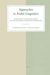 book: Approaches to Arabic Linguistics