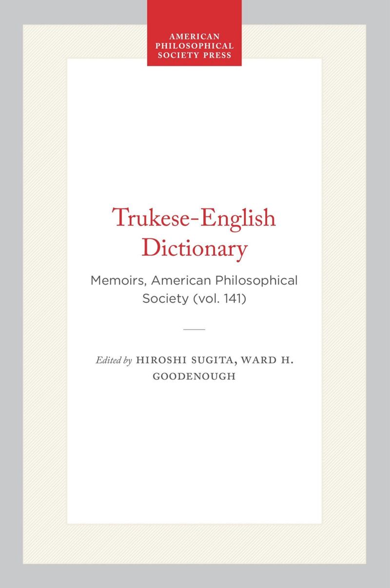 book: Trukese-English Dictionary
