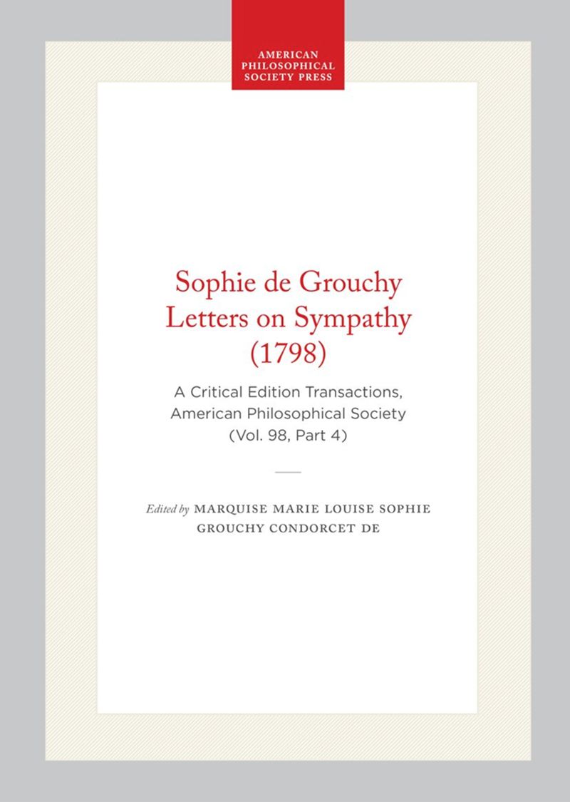 book: Sophie de Grouchy Letters on Sympathy (1798)