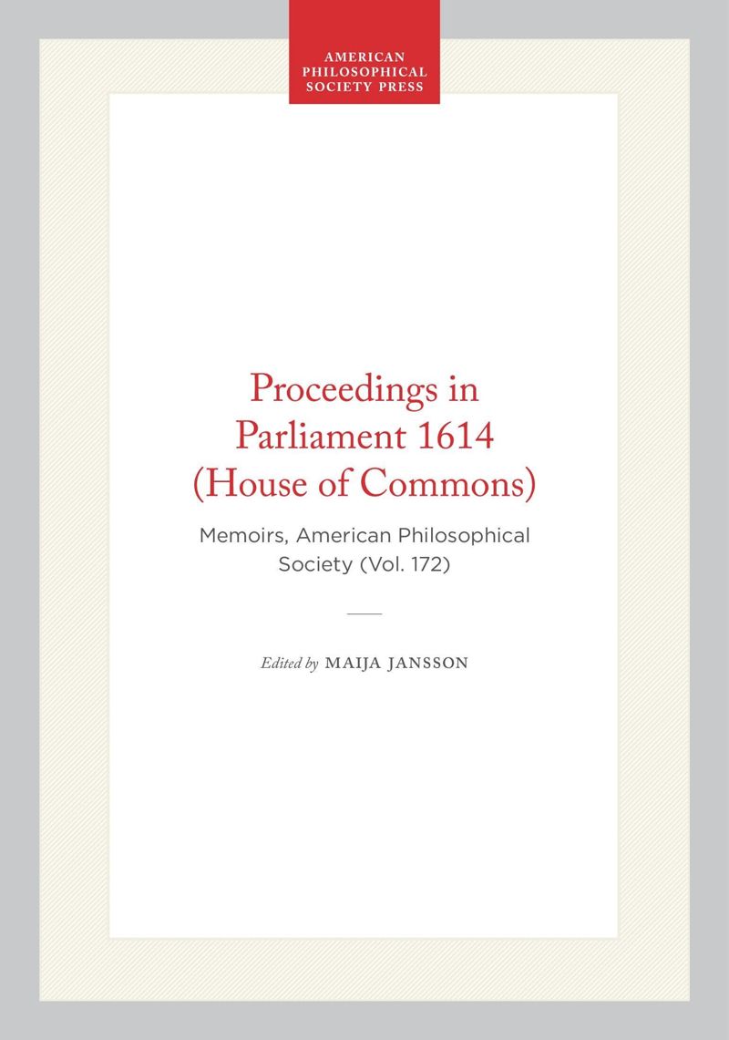 book: Proceedings in Parliament 1614 (House of Commons)
