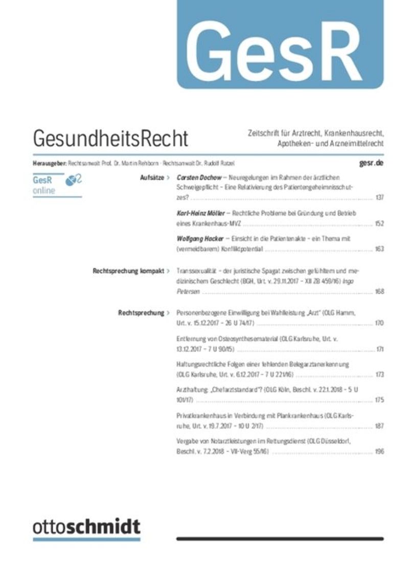 journal: GesundheitsRecht