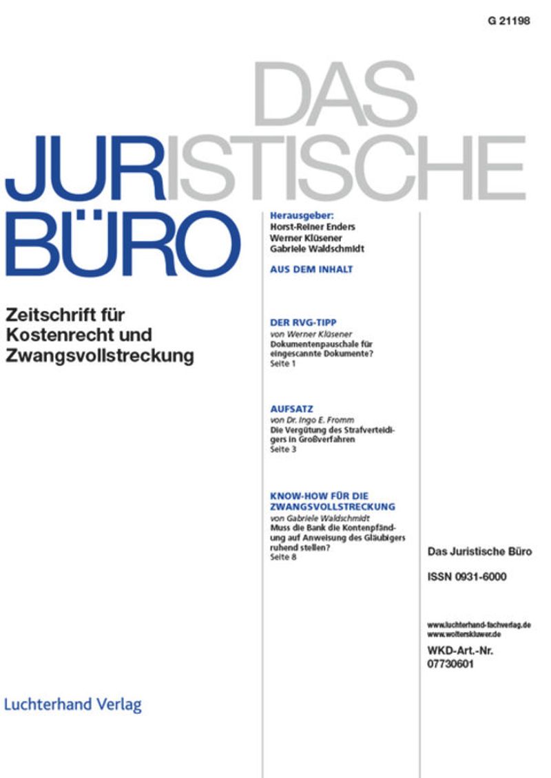Das Juristische Büro