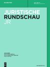 Juristische Rundschau