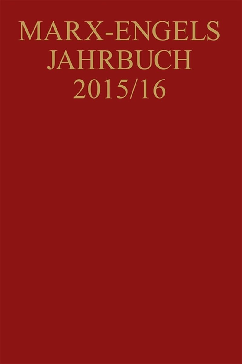 journal: Marx-Engels Jahrbuch