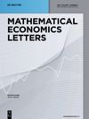 Mathematical Economics Letters