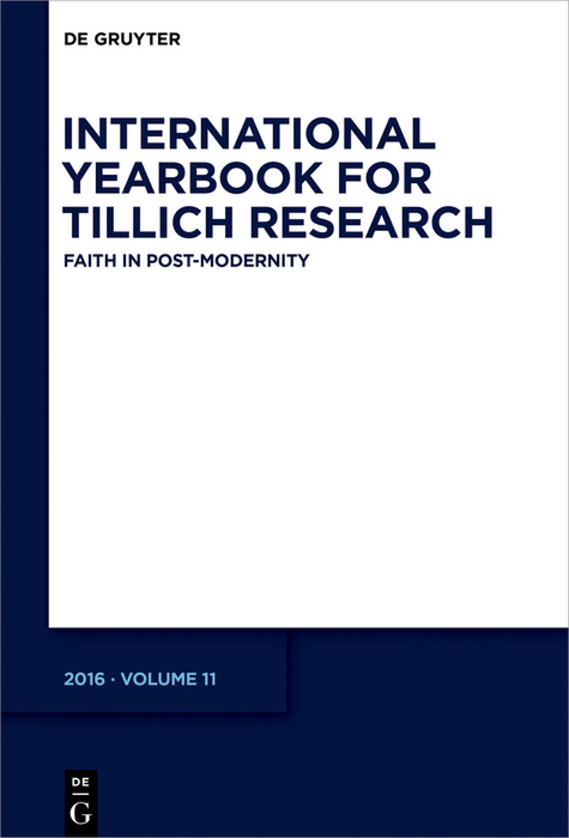 International Yearbook for Tillich Research