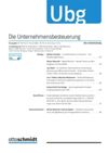 UbG - Die Unternehmensbesteuerung