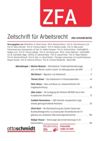 Zeitschrift für Arbeitsrecht