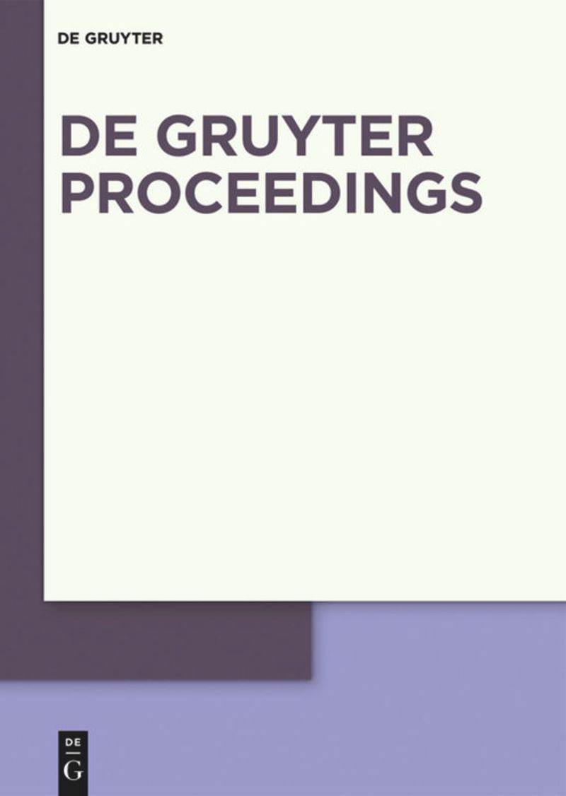 series: De Gruyter Proceedings