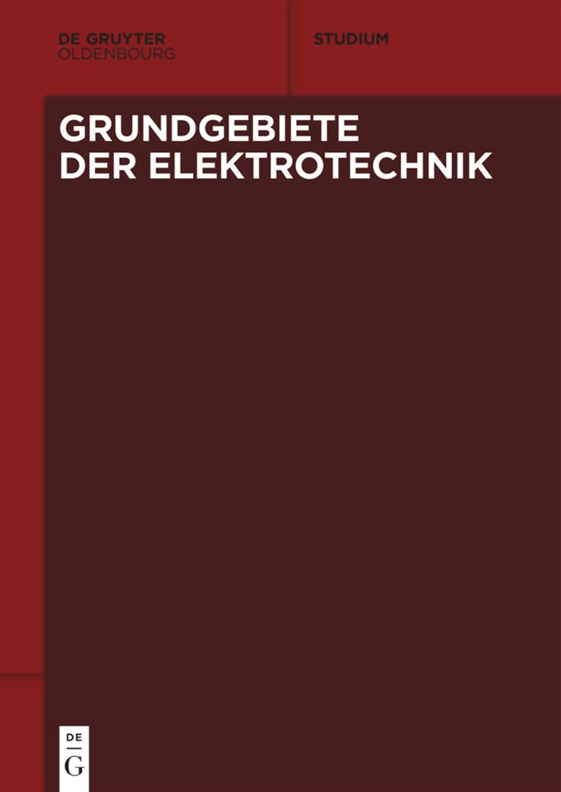 multi-volume work: Grundgebiete der Elektrotechnik