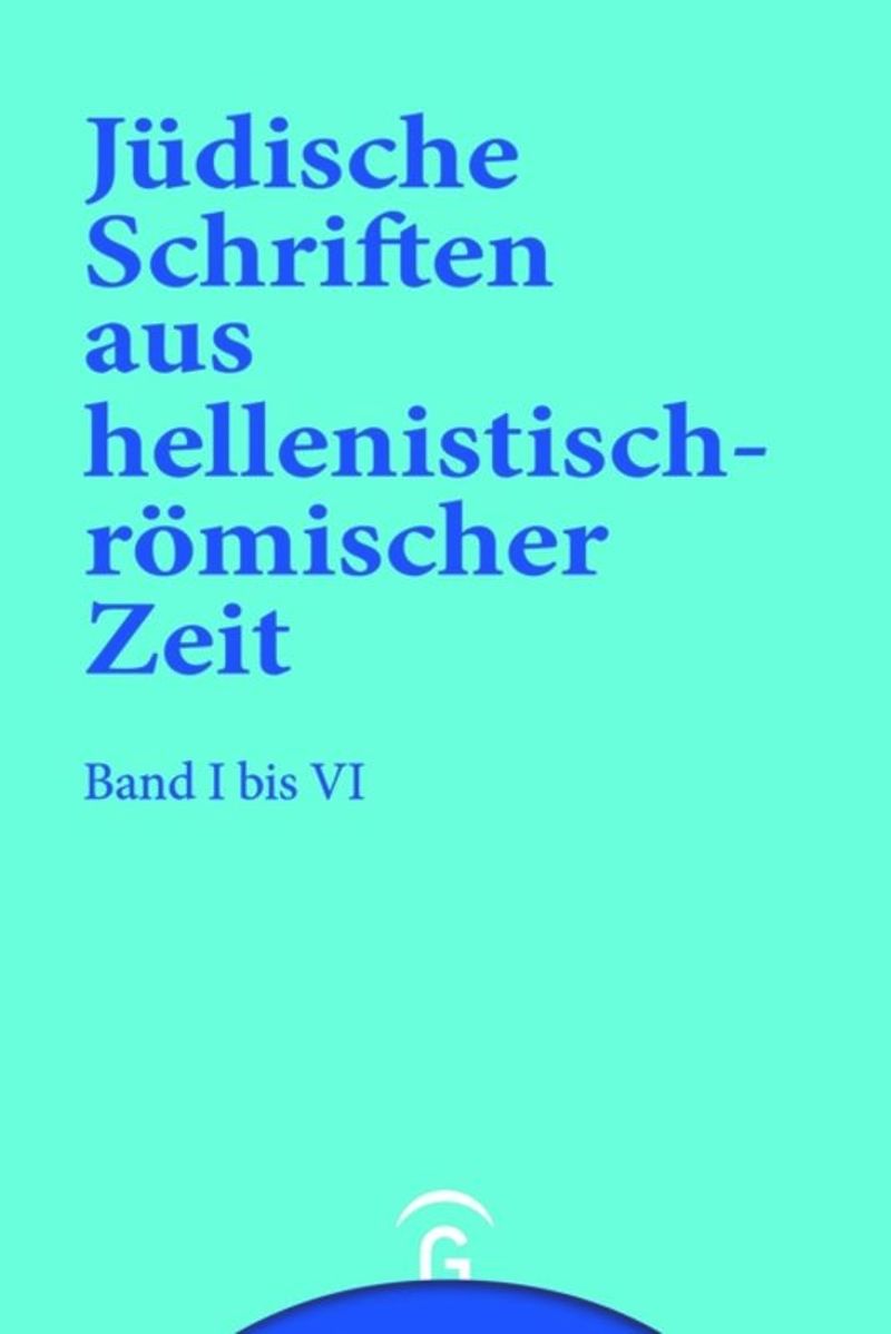 multi-volume work: Jüdische Schriften aus hellenistisch-römischer Zeit