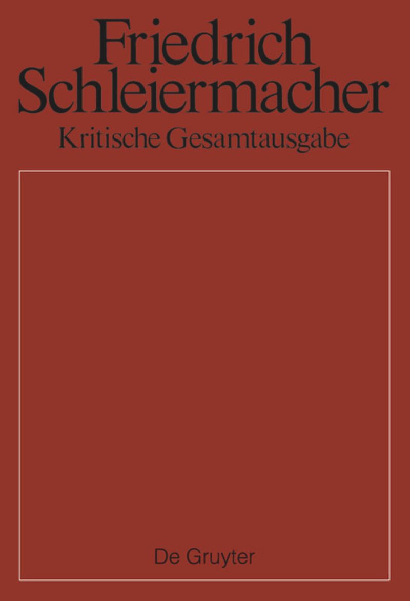 multi-volume work: Kritische Gesamtausgabe