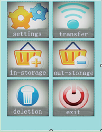 Figure 3 The main interface of the PDA