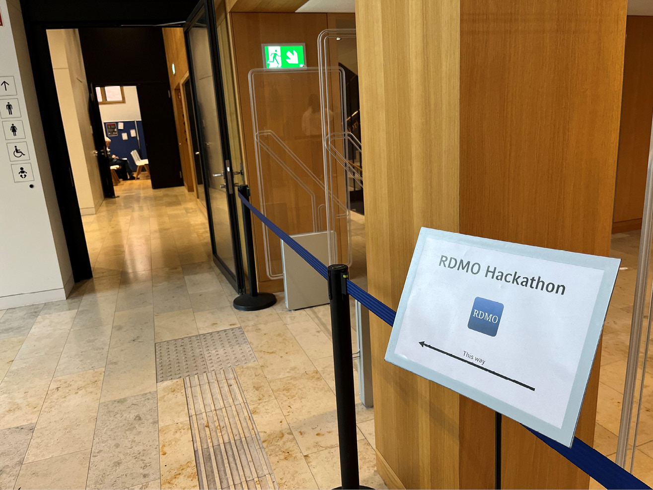 Abb. 1: Erster Tag des zweiten RDMO Hackathons in München (Foto: UB der LMU)