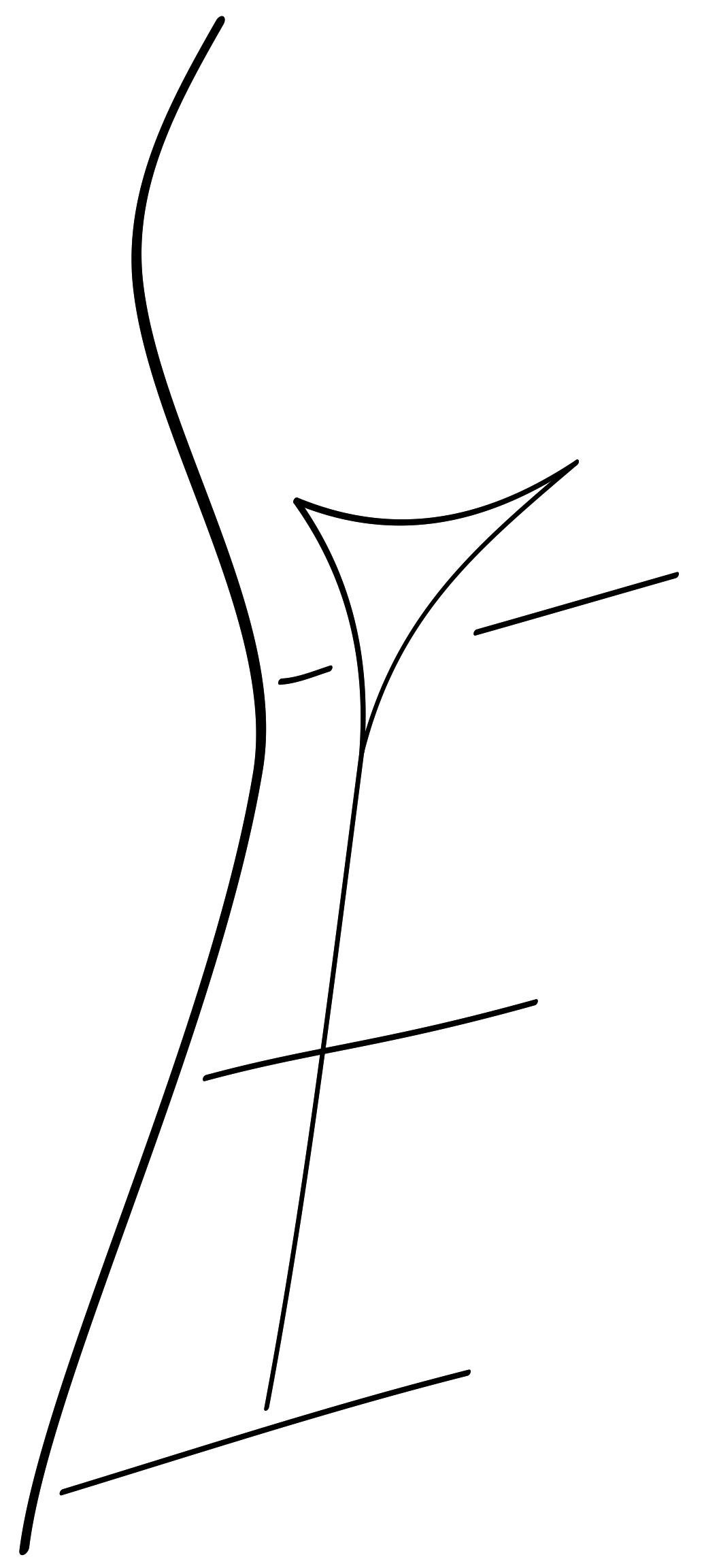 Abb. 4
Kollation des Beginns der letzten Fachzeile von ii′ 6′ (Zeichnung Autor).