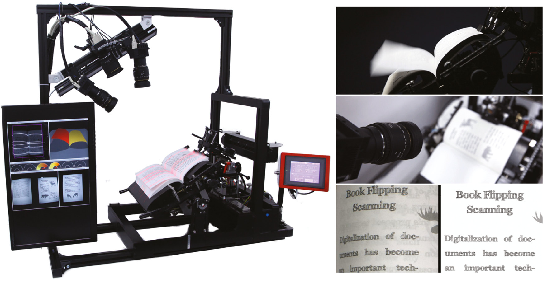 Figure 6: BFS-Auto: High speed and high definition book scanner [57].