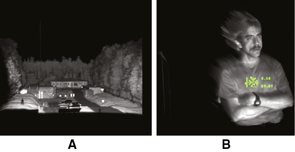 Figure 14: 3D reconstruction results of (A) a kilometer depth scene and (B) a human body.
