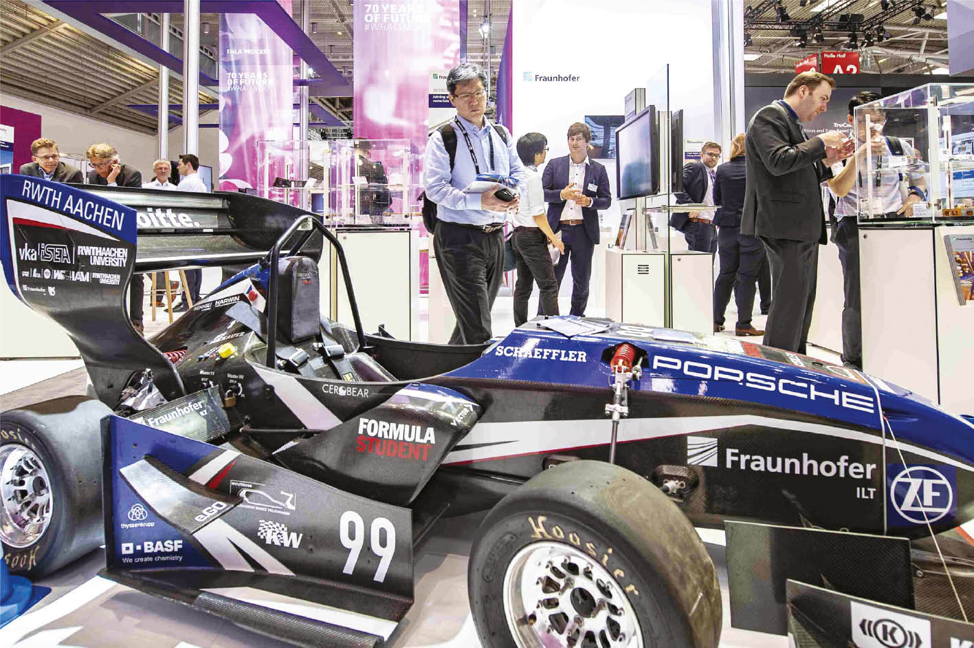  E-mobility was one of the main trends at the LASER fair. (Copyright 2019: Messe München GmbH).
