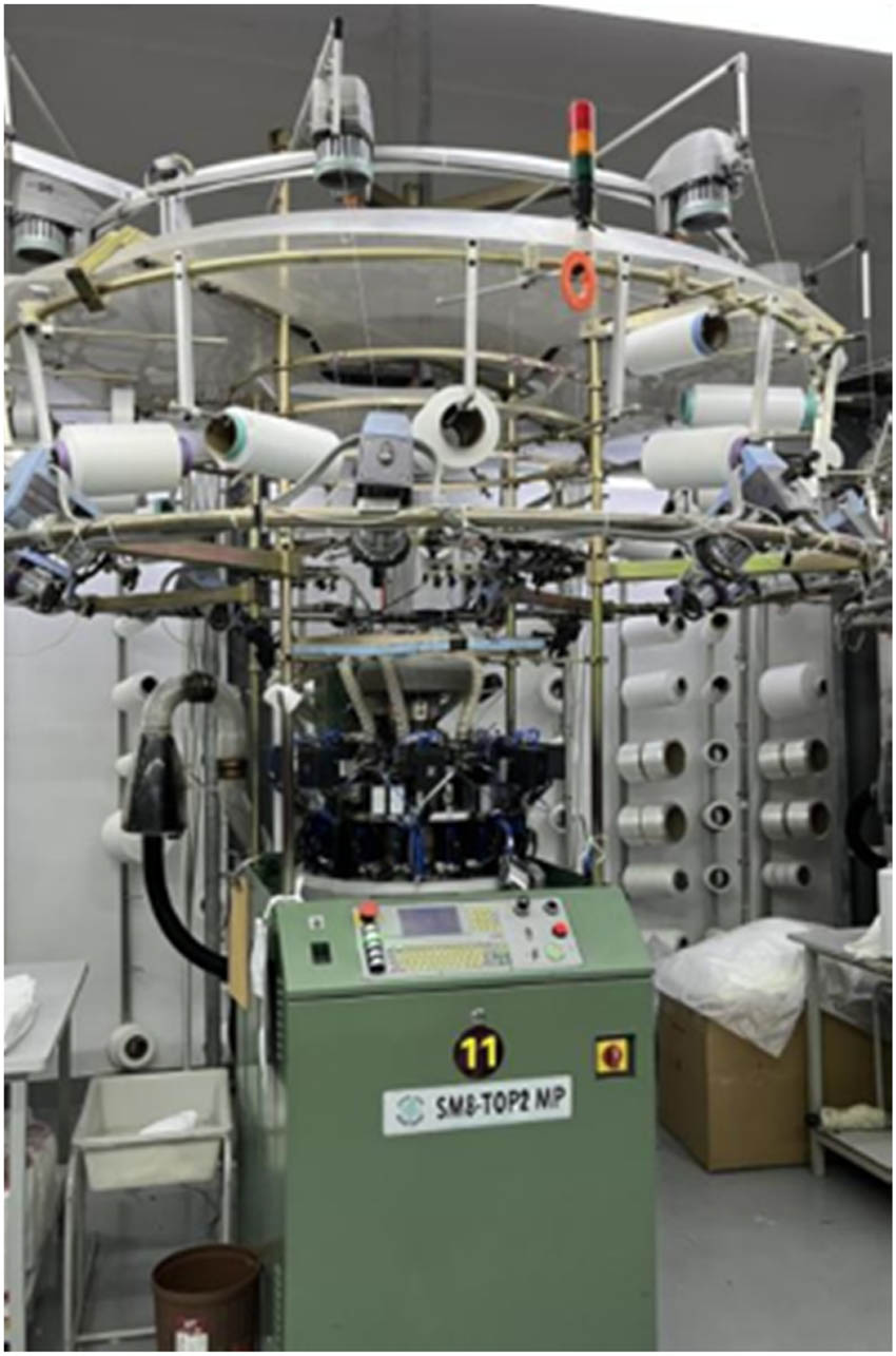 Figure 1
Saint-Tony SM8-TOP2 MP seamless circular knitting machine.