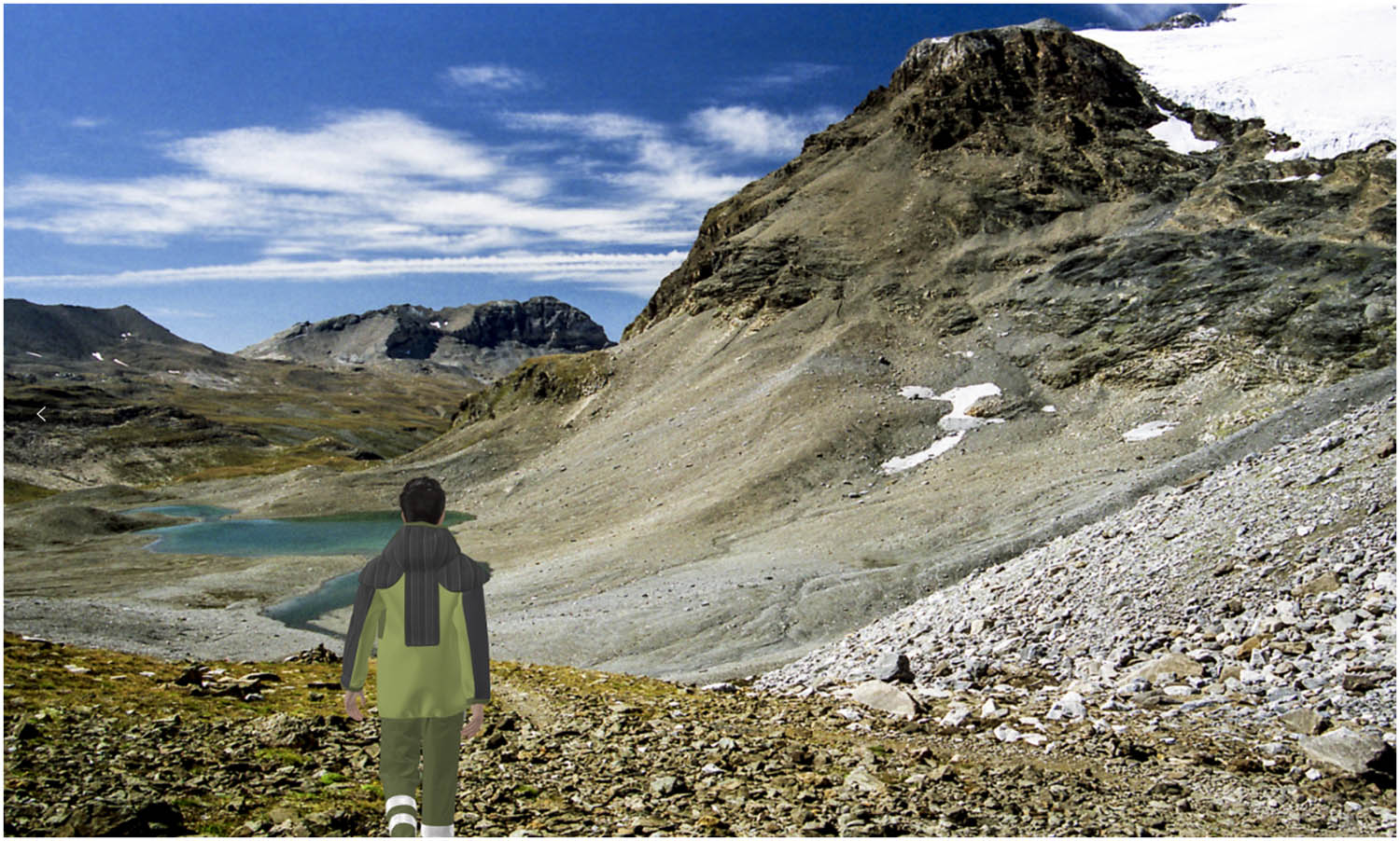 Figure 27
Dynamic simulation display of 3D effects of outdoor mountaineering suits in virtual scenes.