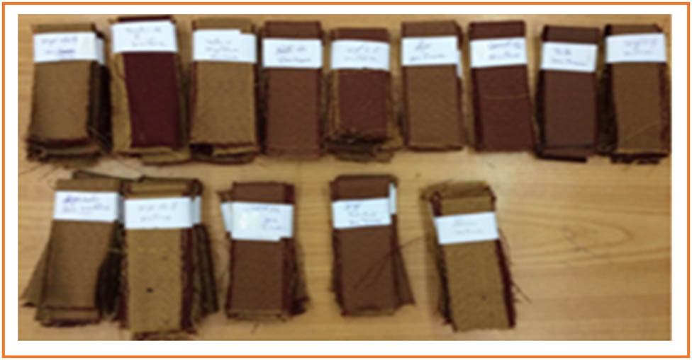 Figure 3
Warp and weft not extracted from fabric.