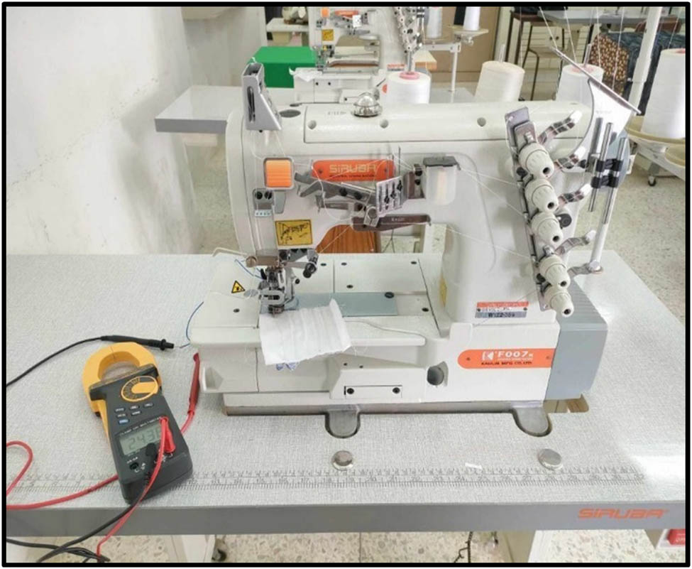 Figure 1
Measurement of resistance as a function of presser foot height.