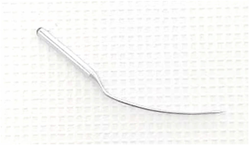 Figure 3
Needle used in a blind stitch machine (own source).