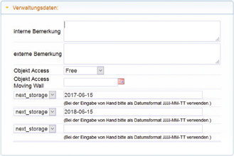 Abb. 5: Verwaltungsdaten.