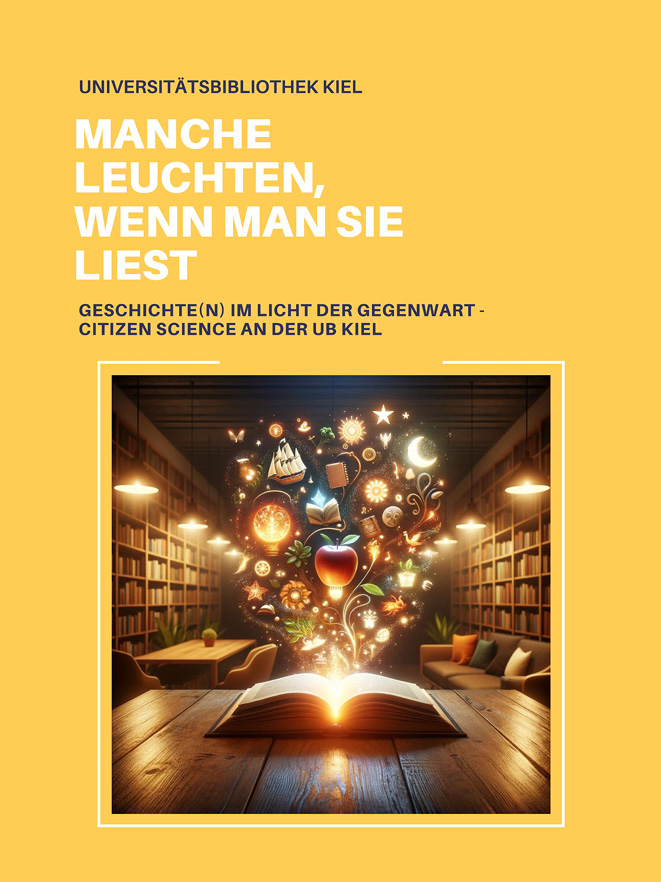 Abb. 1 und 2: Plakate zur Citizen Science an der UB Kiel.