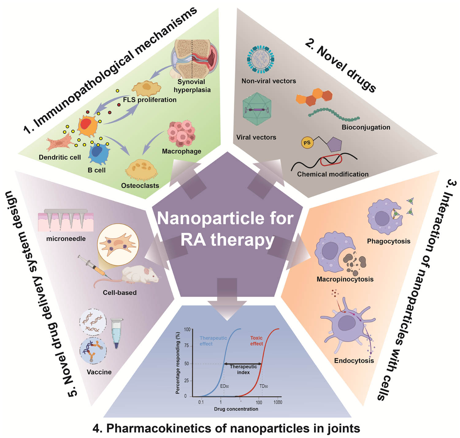 Figure 10
Representative research hotspots and frontiers in nanoparticle-based therapeutic approaches for RA.