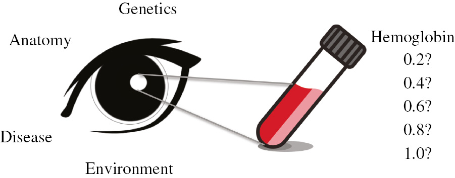 Figure 1: Sources of interindividual variability in visual assessment of sample quality.