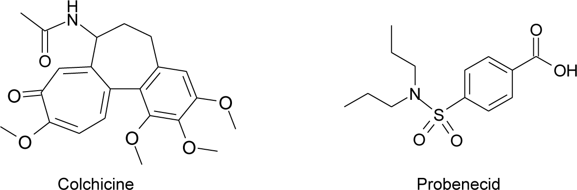 Figure 1 Chemical structures of the drugs under investigation.