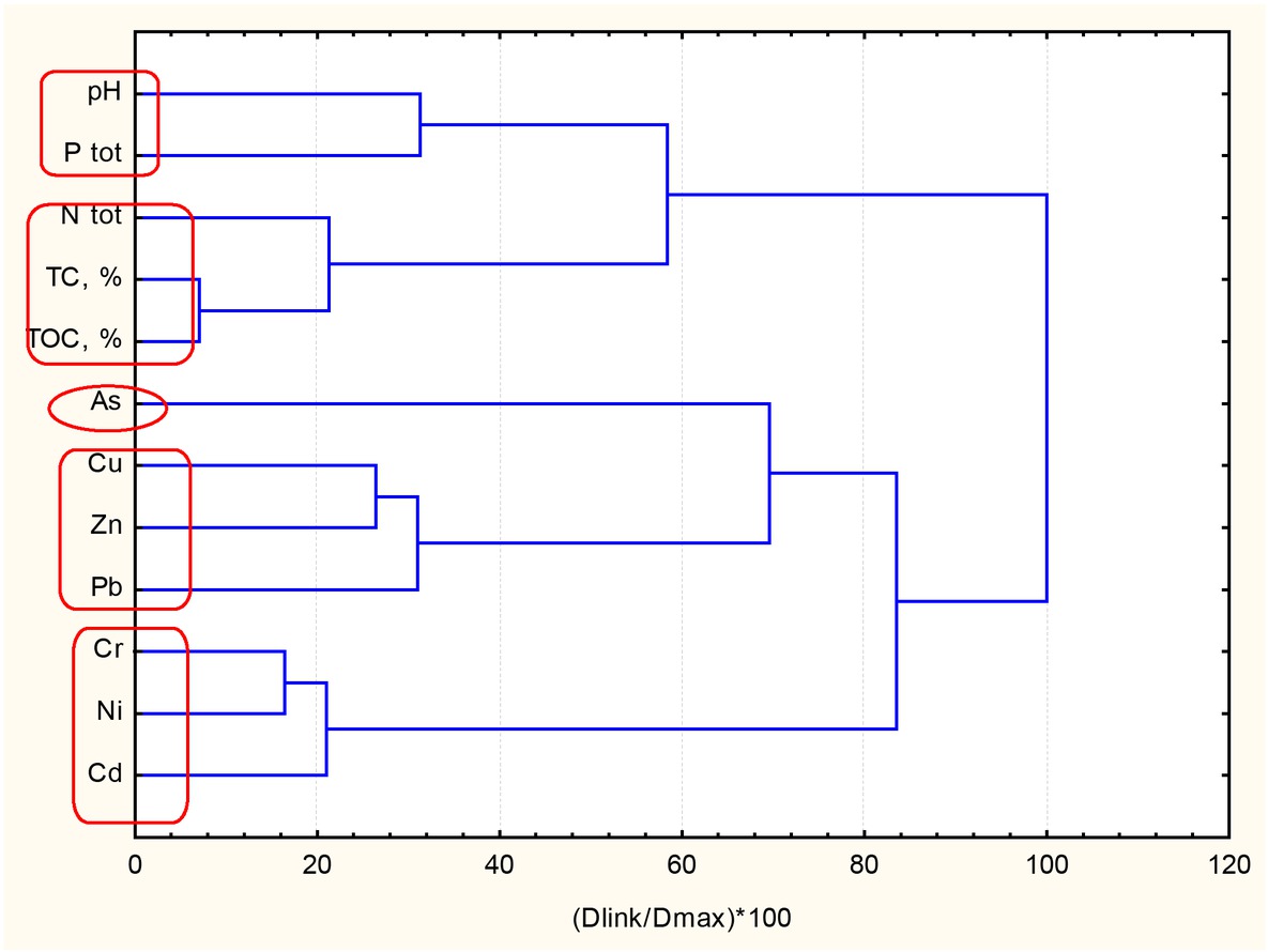 Figure 2 Tree diagram for 12 variables.