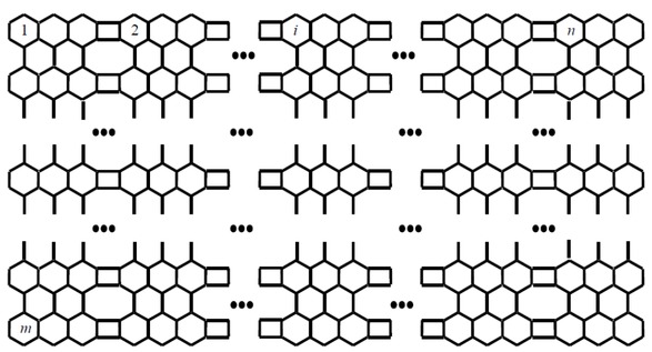 Figure 4 The molecular graph of multiple Anthracene.