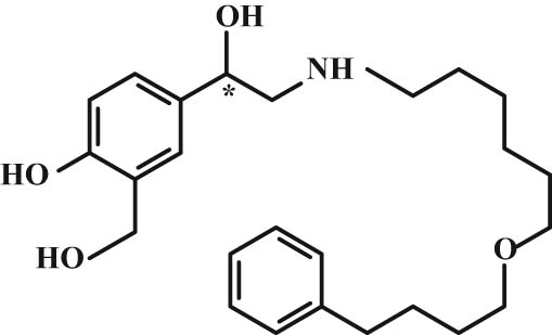 Figure 7 Structure of salmeterol.