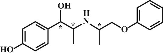 Figure 8 Chemical structure of isoxsuprine.